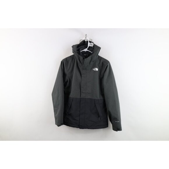 The North Face Boys Large Winter 2 in 1 Vortex Triclimate Hooded Jacket Gray - Picture 1 of 16
